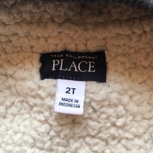 Children’s Place Fleece Lined Dinosaur Hoodie 2T - Picture 6 of 13